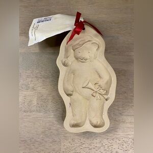 CHRISTMAS BEAR 🎄 Brown‎ Bag Cookie Company Mold-Vintage 1990